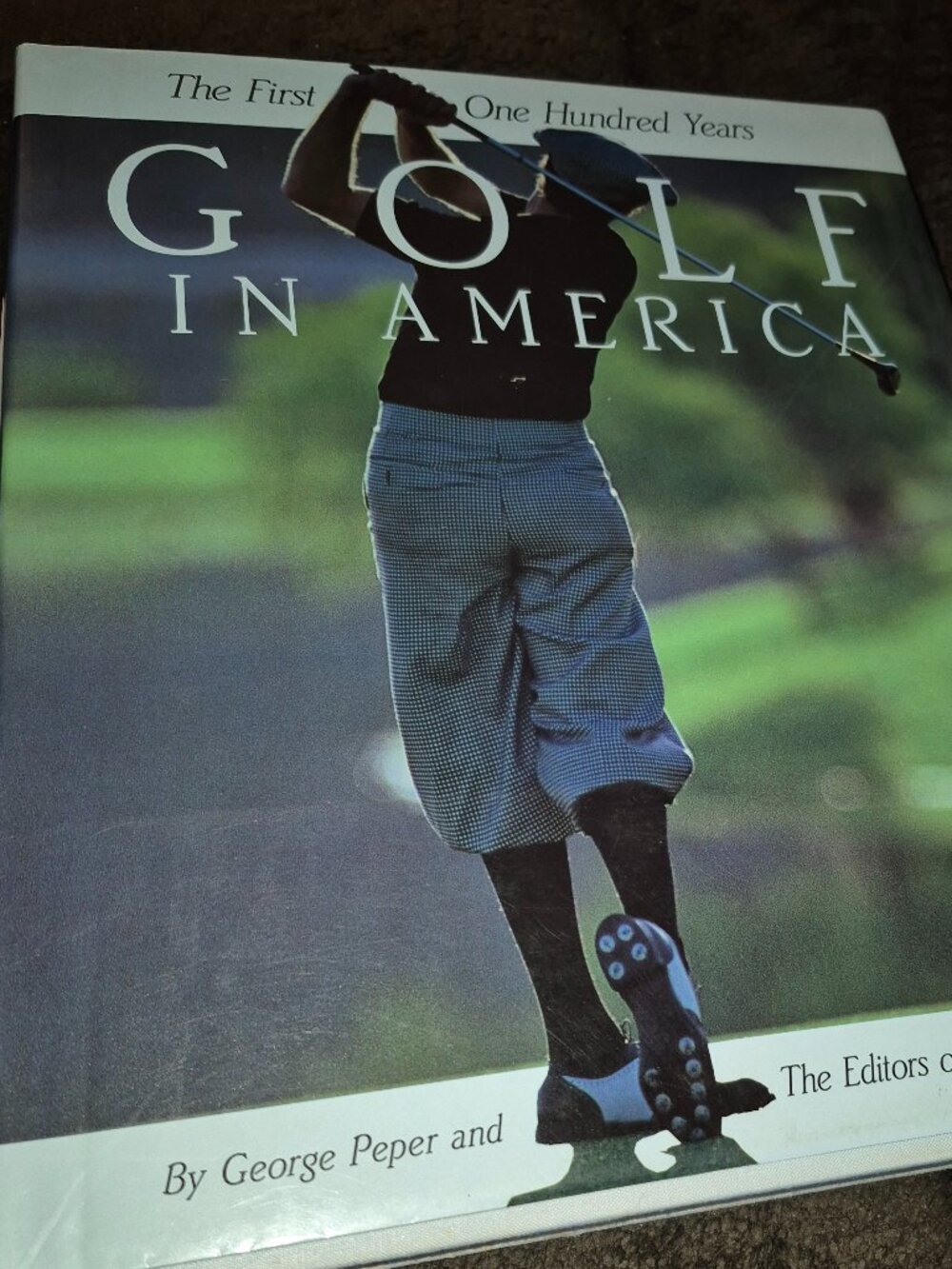 Vintage Coffee Table Book Hardcover Golf in America The First One Hundred Years